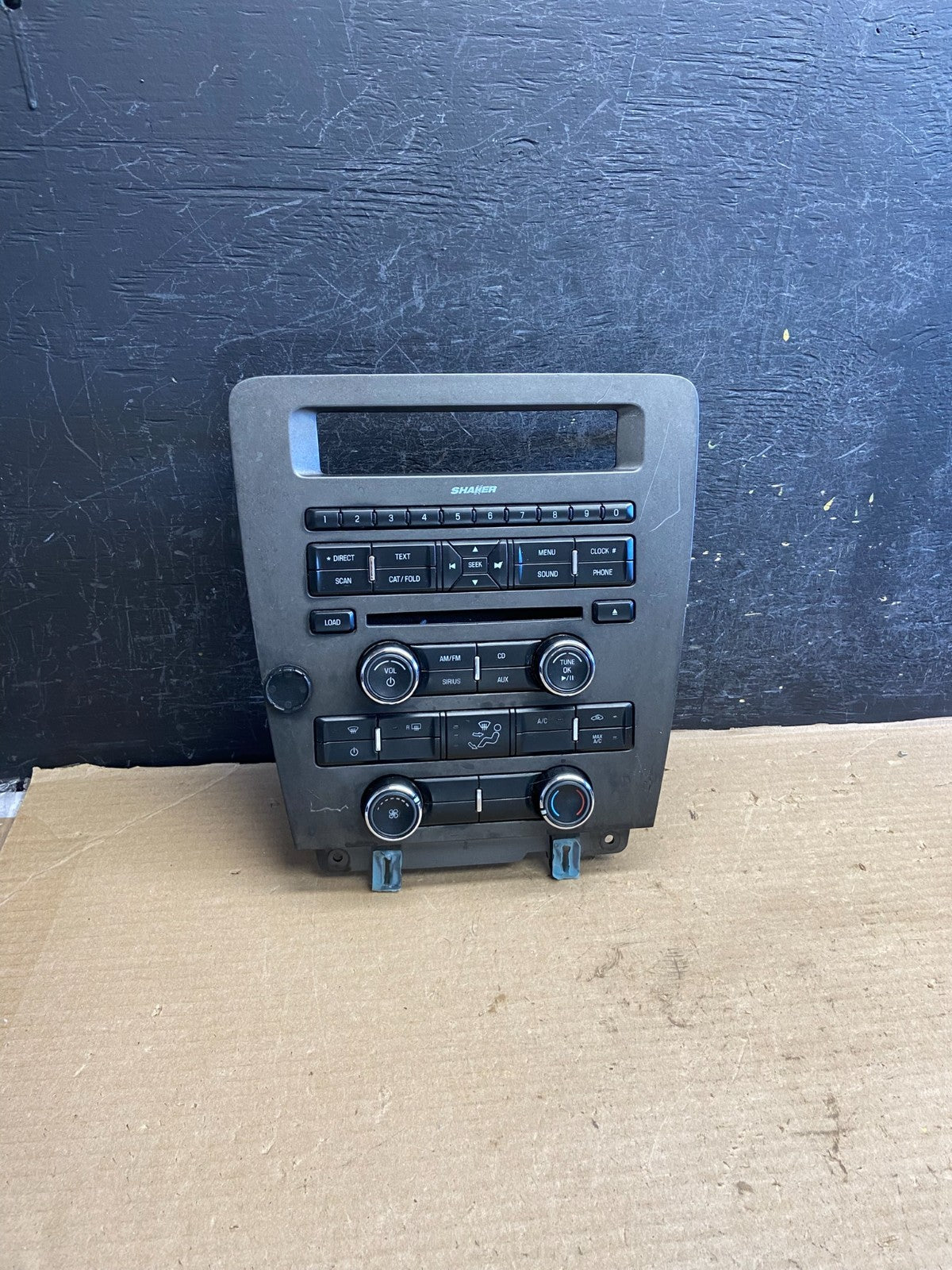 2011 to 2014 Ford Mustang Heater Climate Control Radio Dash Bezel AH3698 DG0