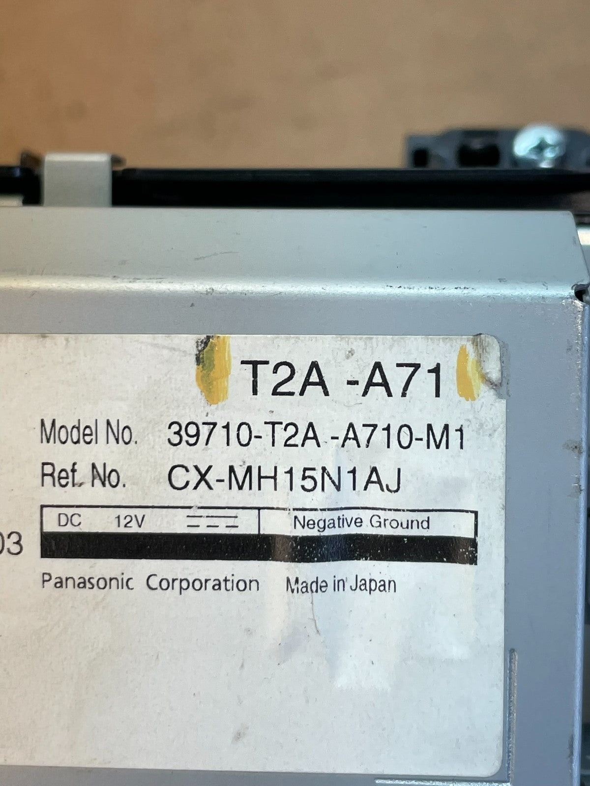 2016 2017 Honda Accord Information Display Screen AG0757 DG8