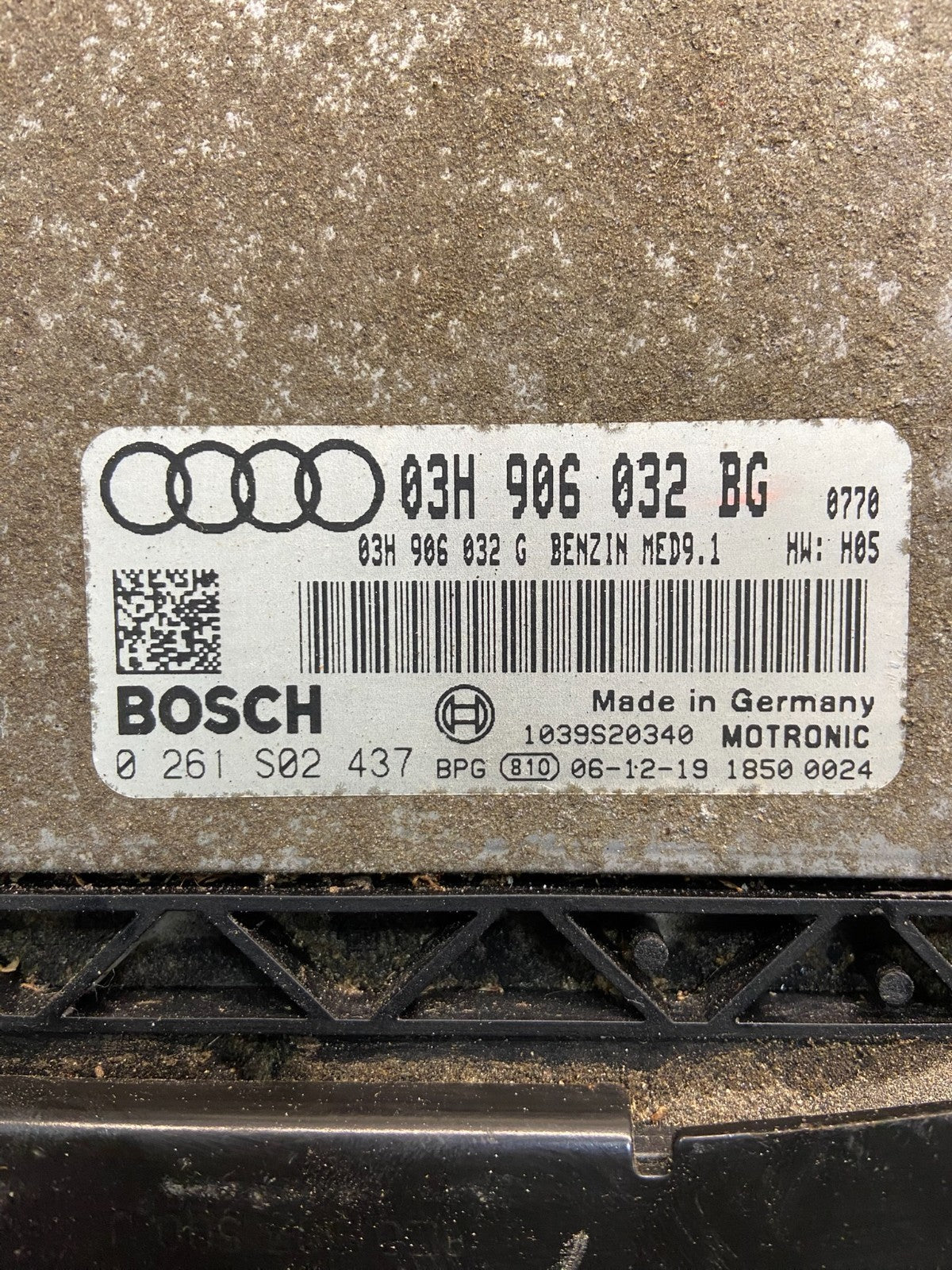 2007 2009 Audi Q7 3.6L Engine Computer Ecu Pcm Ecm Pcu AE4719 DW2