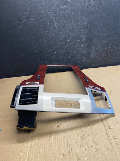 2007-2014 Cadillac Escalade Center Dash Trim Radio Bezel Vent Wood AE1755 DG2