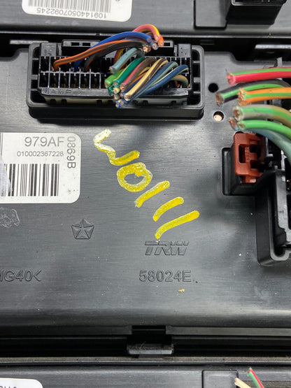 2008 to 2010 Jeep Grand Cherokee Center A/C Heater Climate Control W0111 DG7