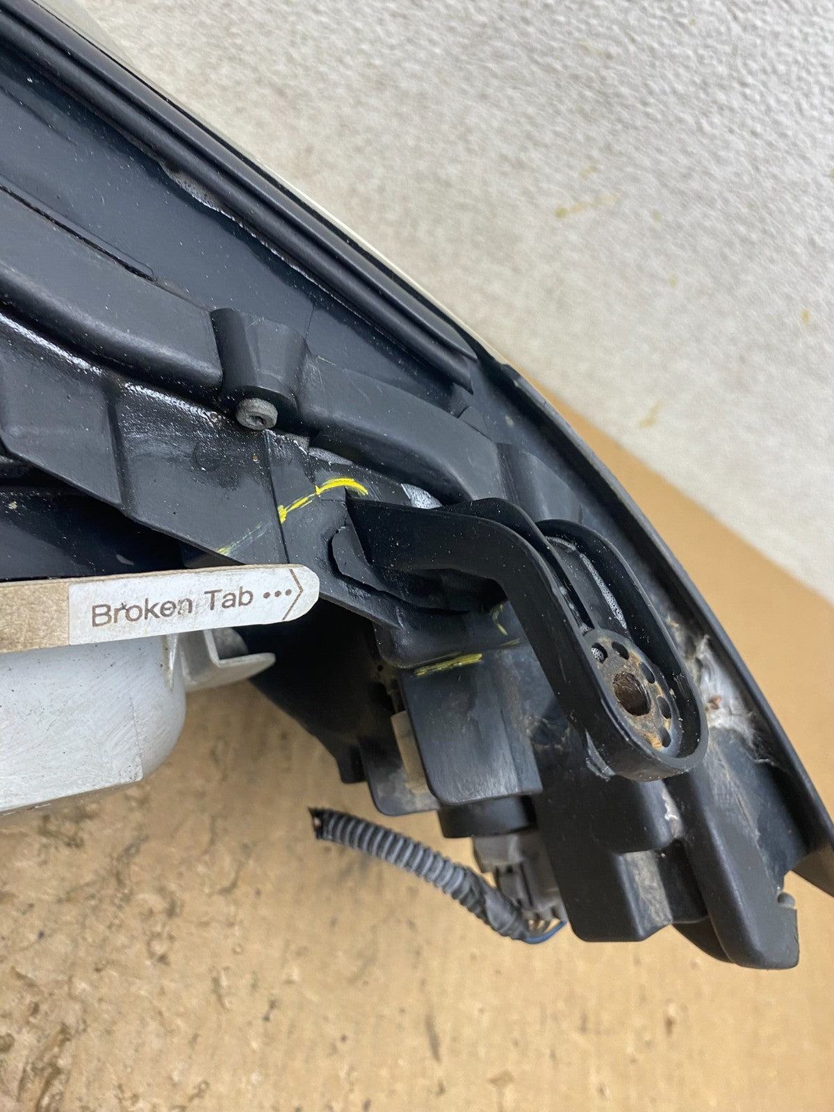 2006 to 2007 Subaru Legacy Right Passenger RH Side Black Headlight Oem Q7887 DW7
