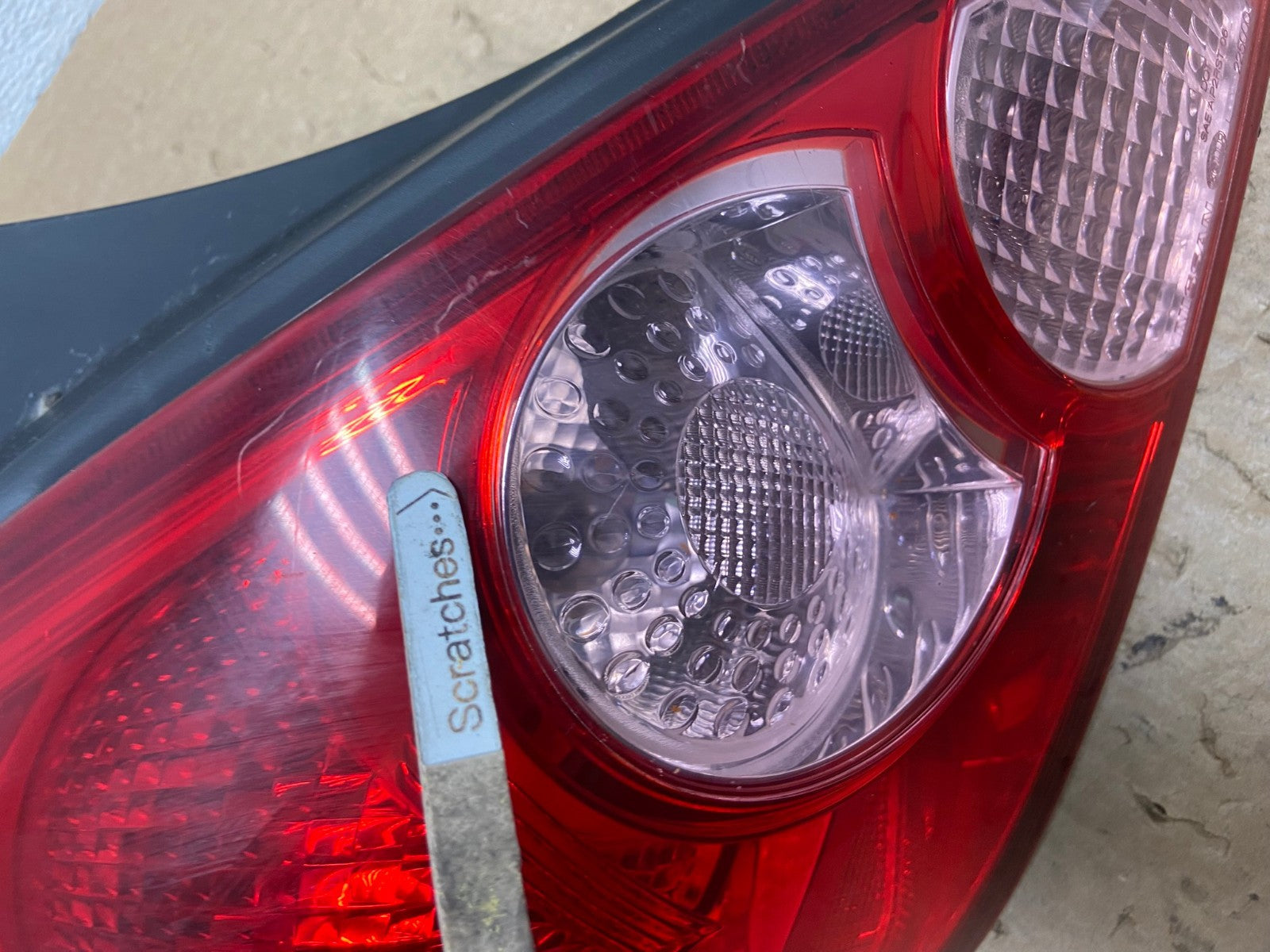 2007 - 2012 Nissan Versa Hatchback Left Driver Side Lh Tail Light AG1273 LK3