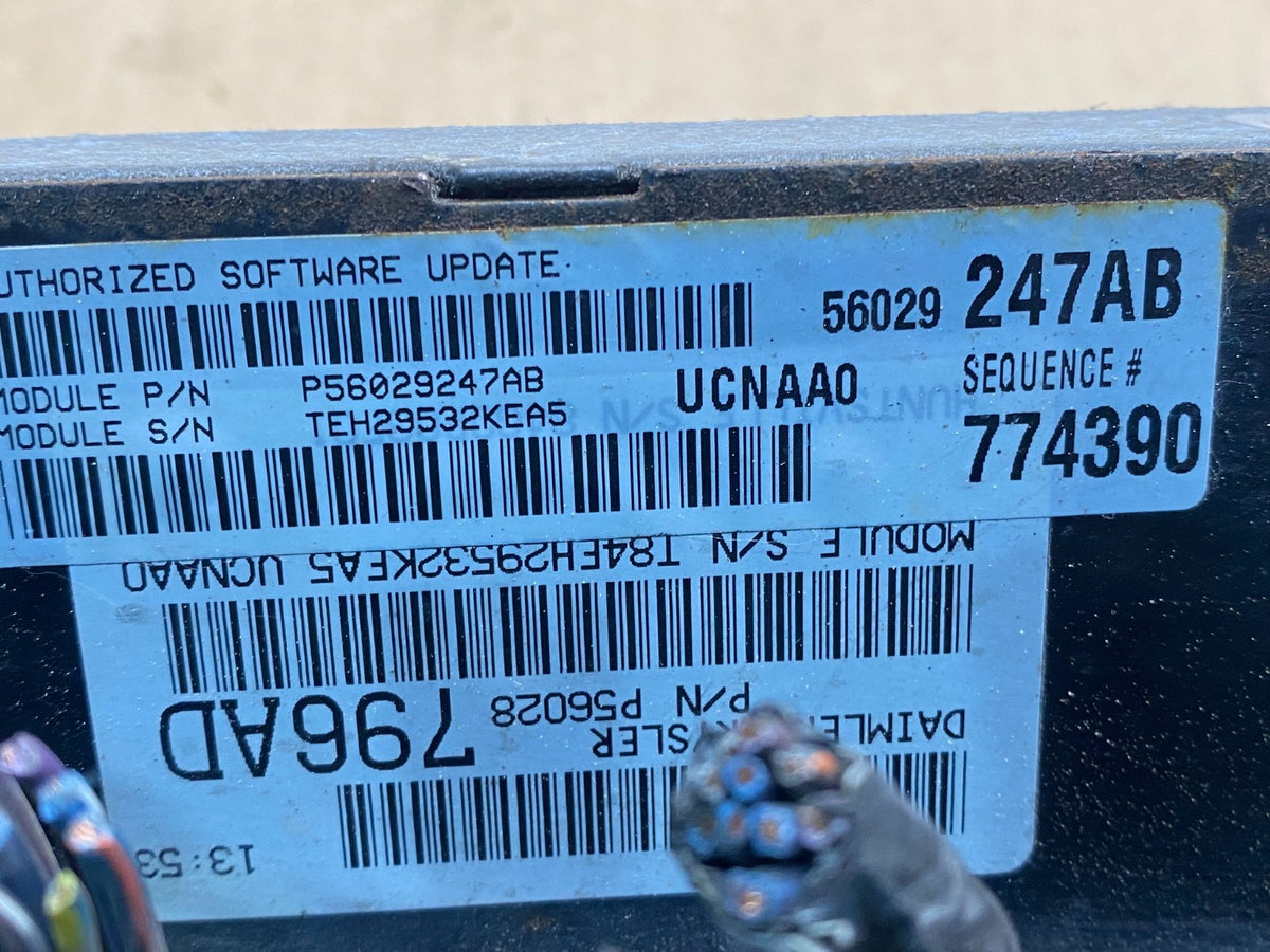 2004 Dodge Ram Engine Computer Module Computer ECM 56029247AB AF89852