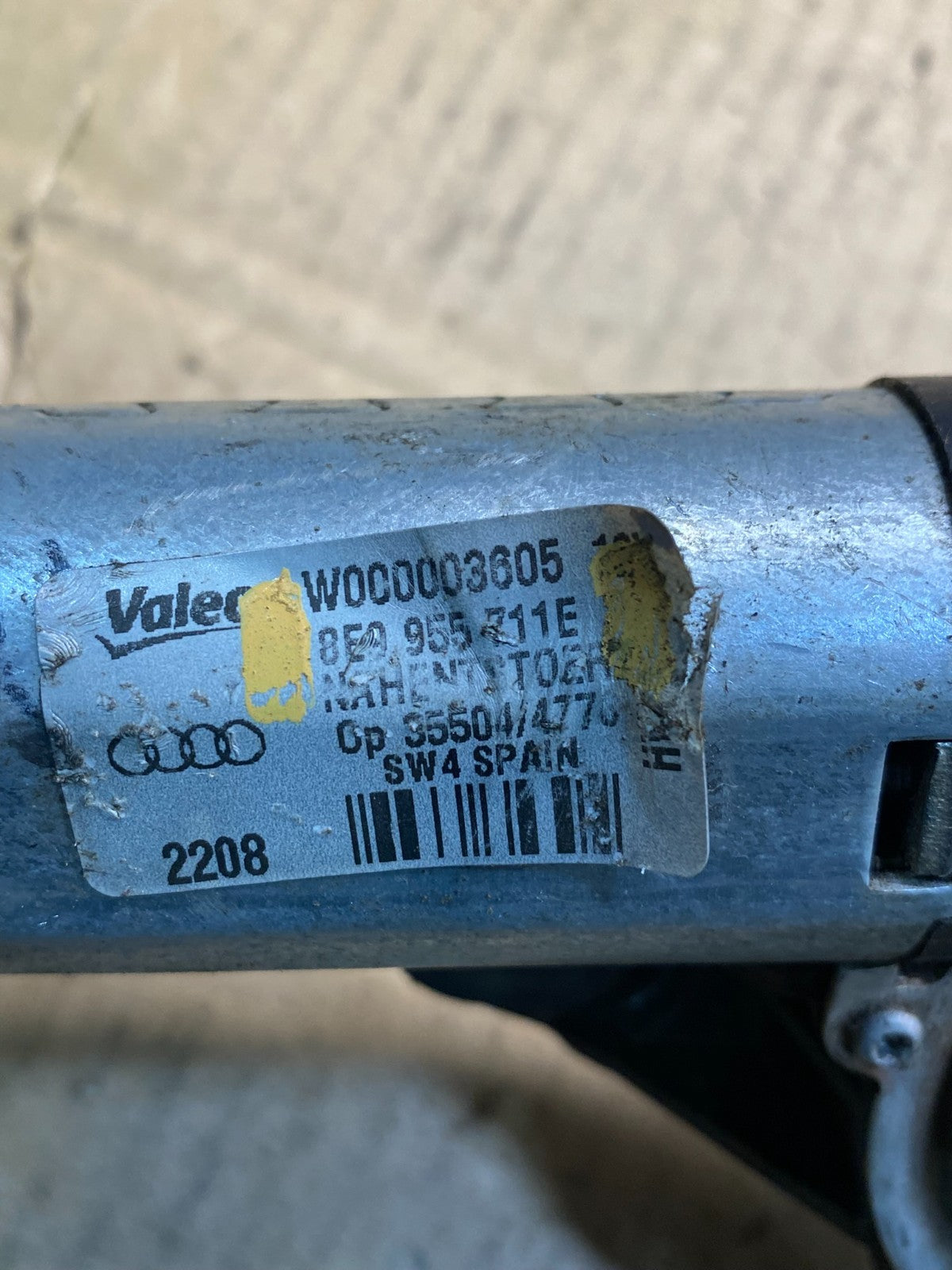2007 to 2015 Audi Q7 Rear Windshield Washer Wiper Motor AB4006 DG4
