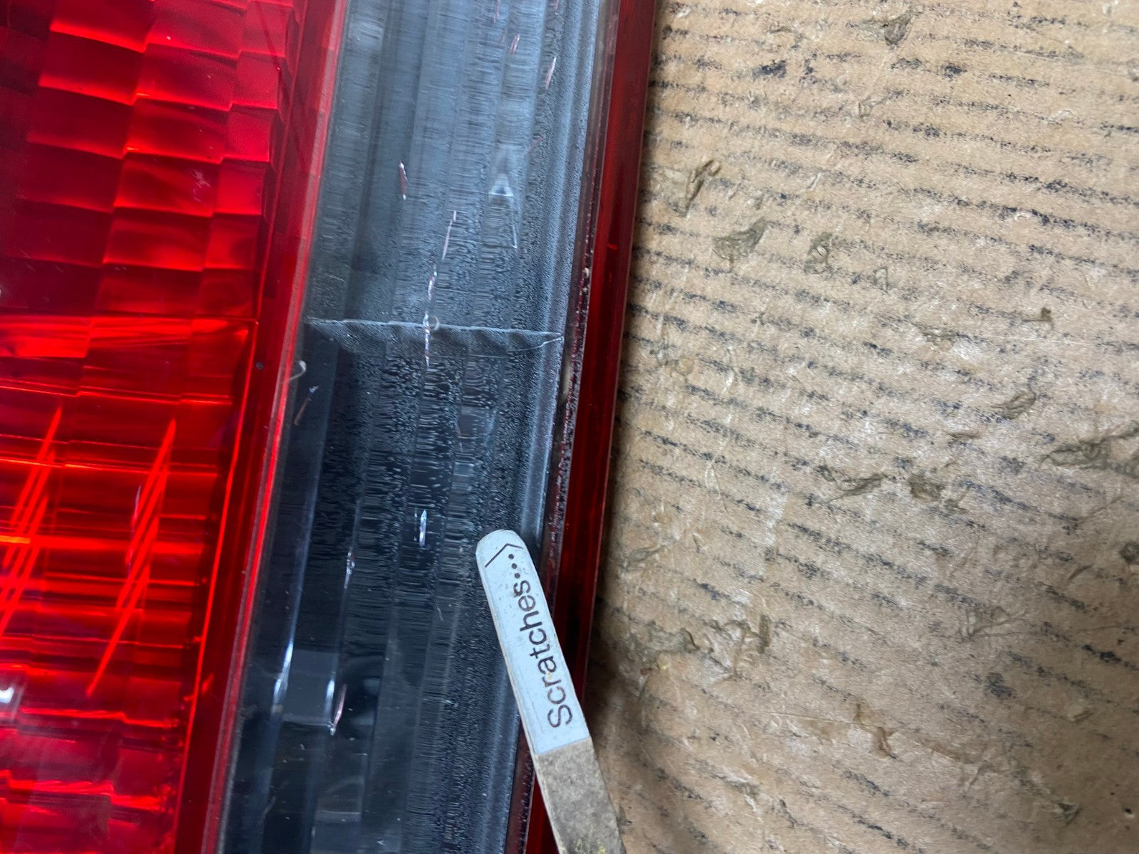 2001 to 2002 Honda Accord Left Driver LH Side Inner Tail Light AE1387 LK3
