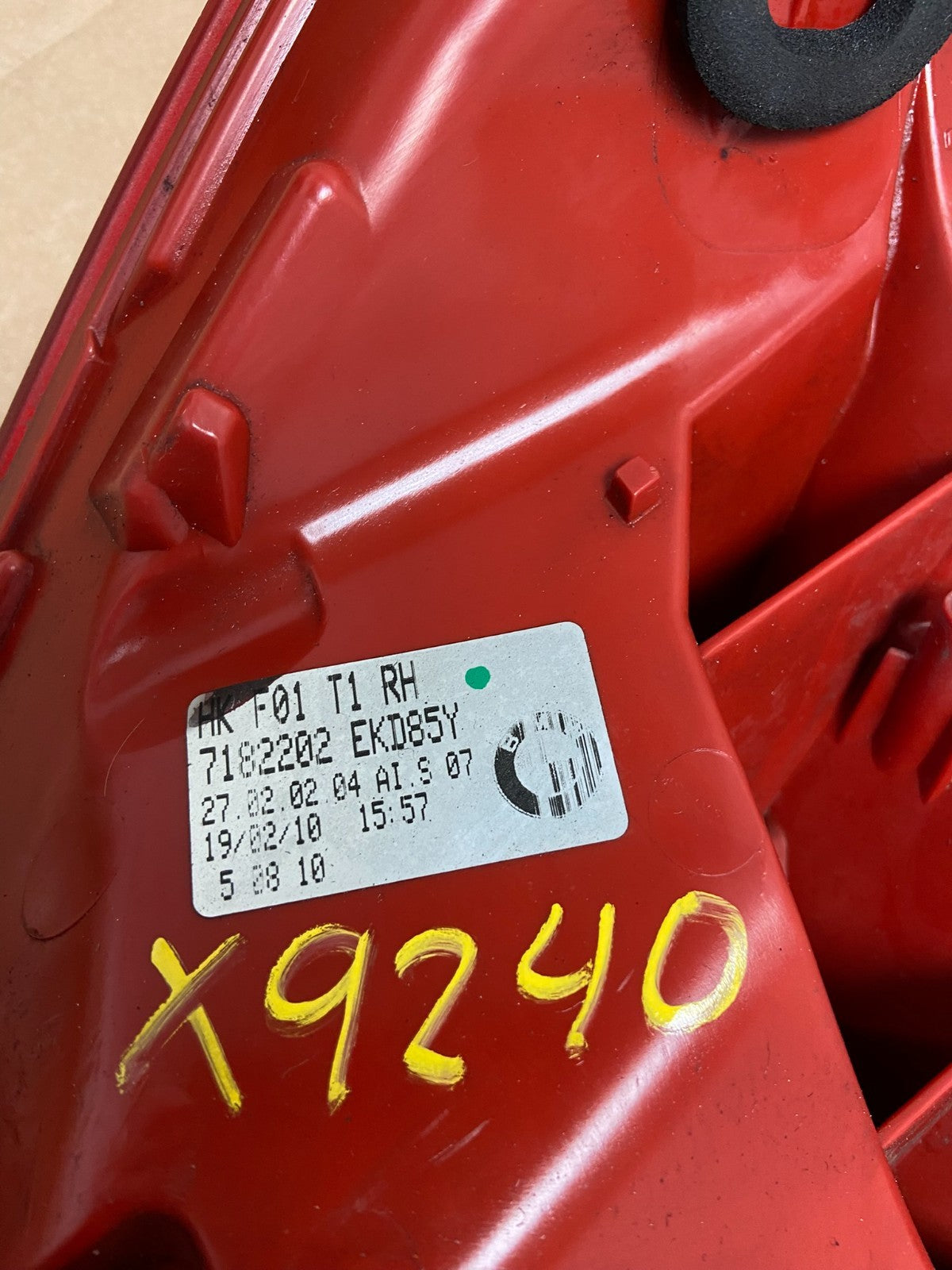 2009 to 2012 Bmw 7-Series F01 F02 750i Right Side Tail Light OEM X9240 PS7