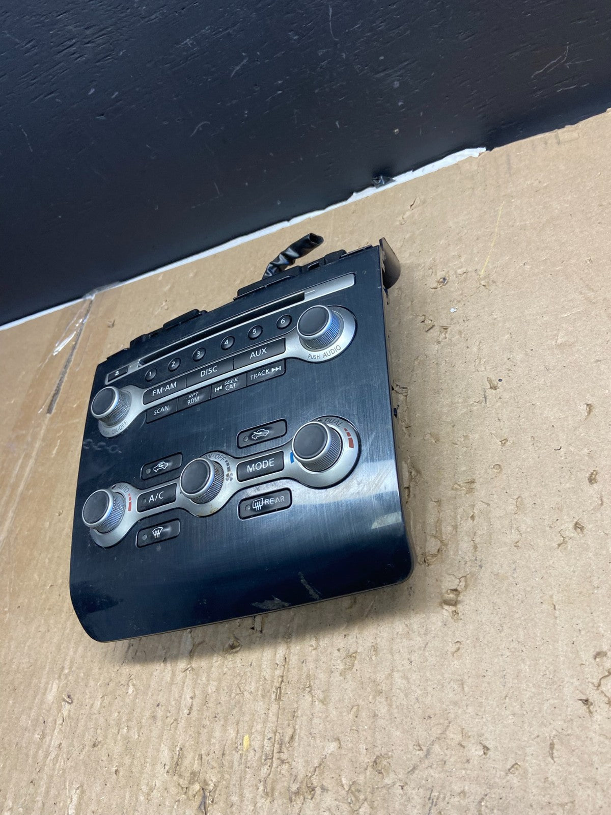 2009 2010 Nissan Maxima Radio Panel Climate Control Bezel Trim OEM AB5715 DG2