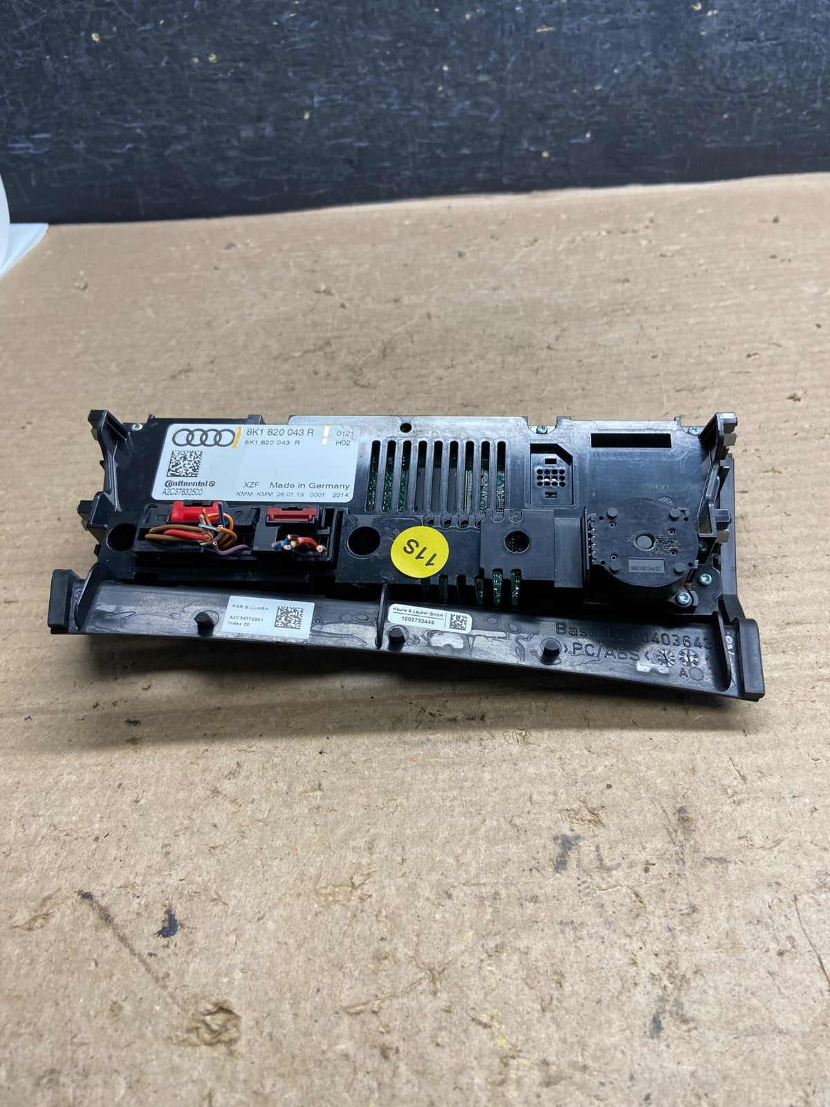 2013 - 2016 Audi A4 A5 Front Heater AC Climate Control Panel AH5267 DG6
