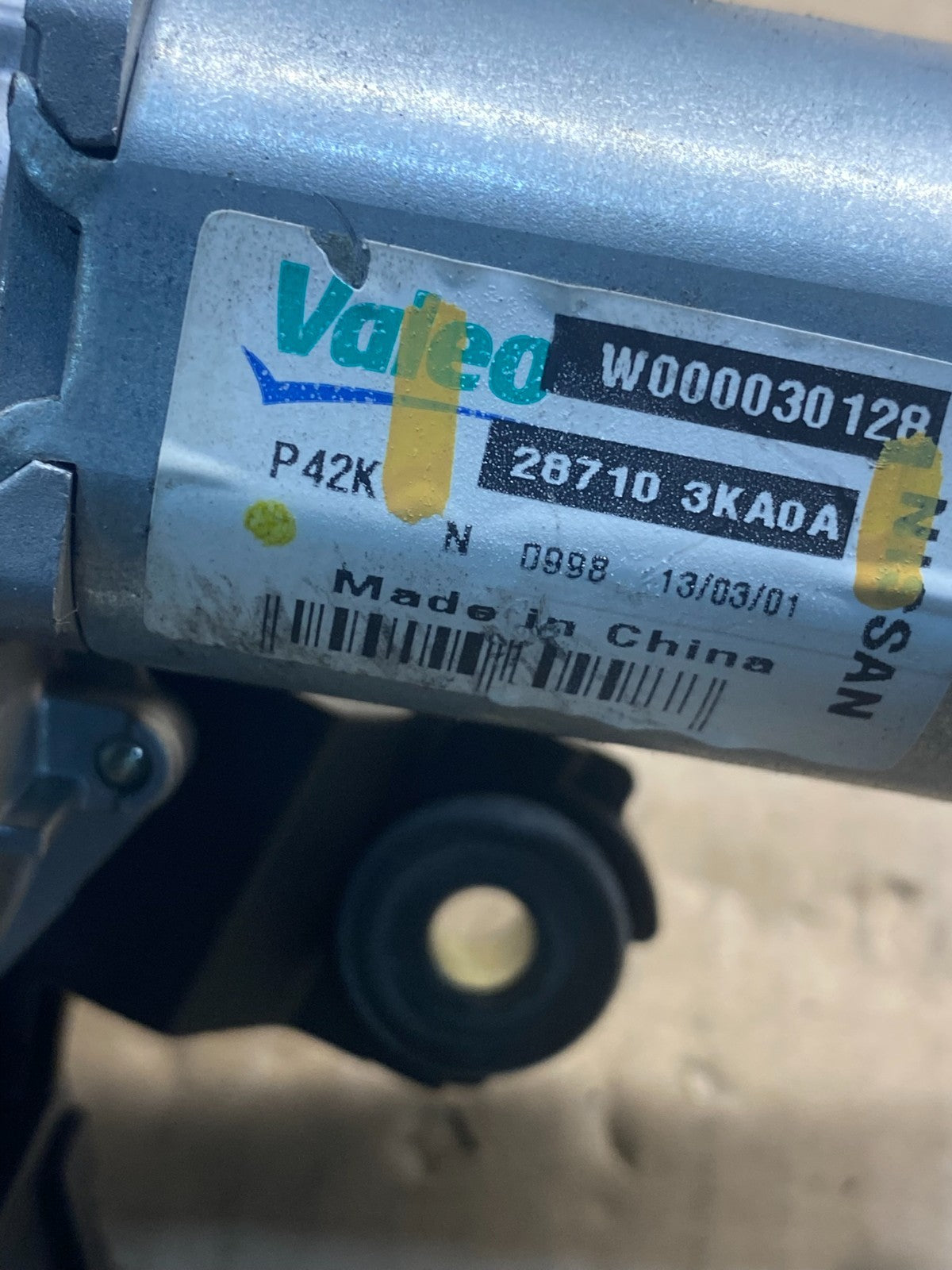 2013-2016 Nissan Pathfinder Back Door Rear Wiper Motor Wiper Blade AH3436 DG6