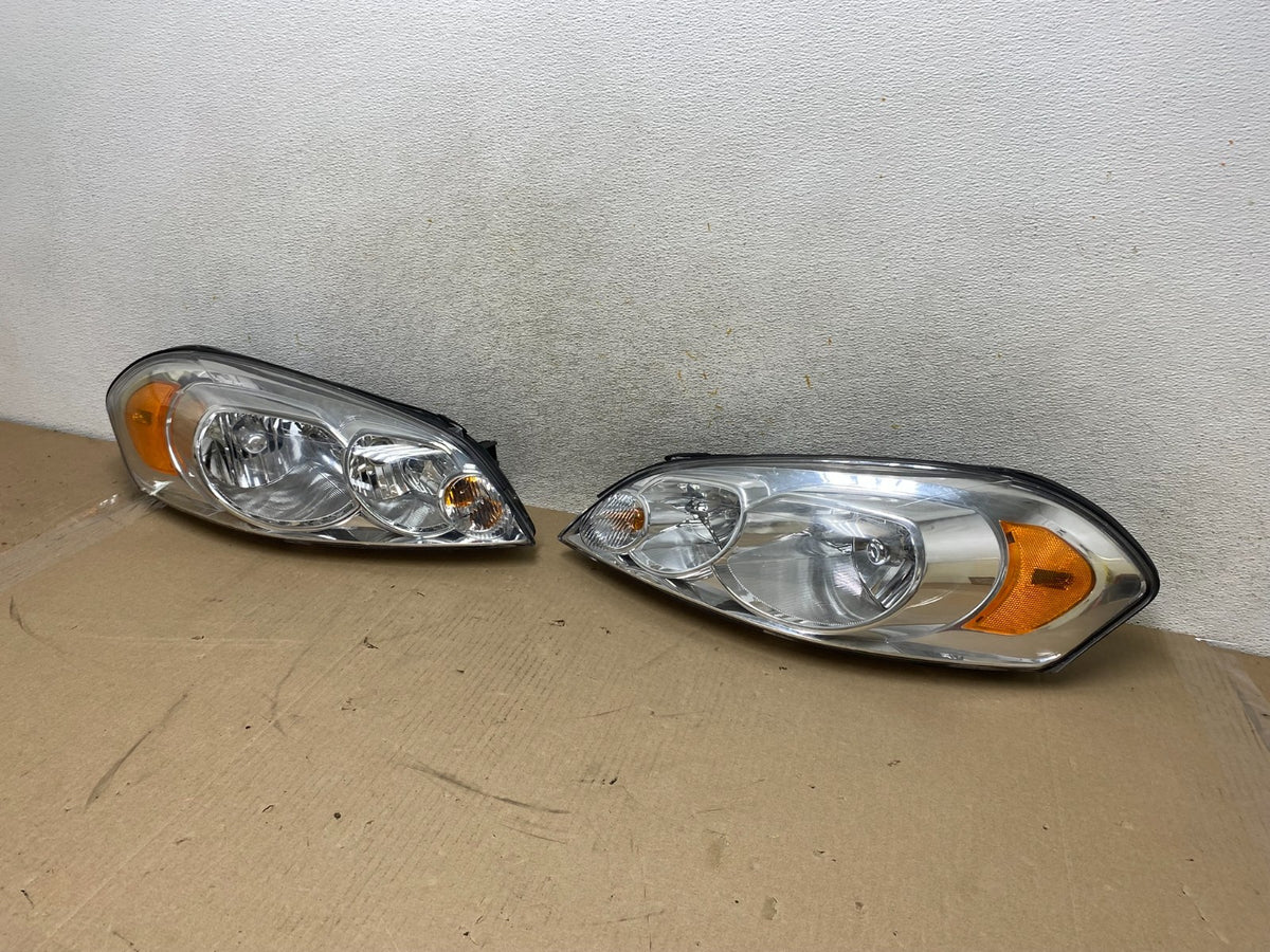2006 - 2013 Chevrolet Impala Left+Right Set Headlights Halogen DEPO AH6715 DW2