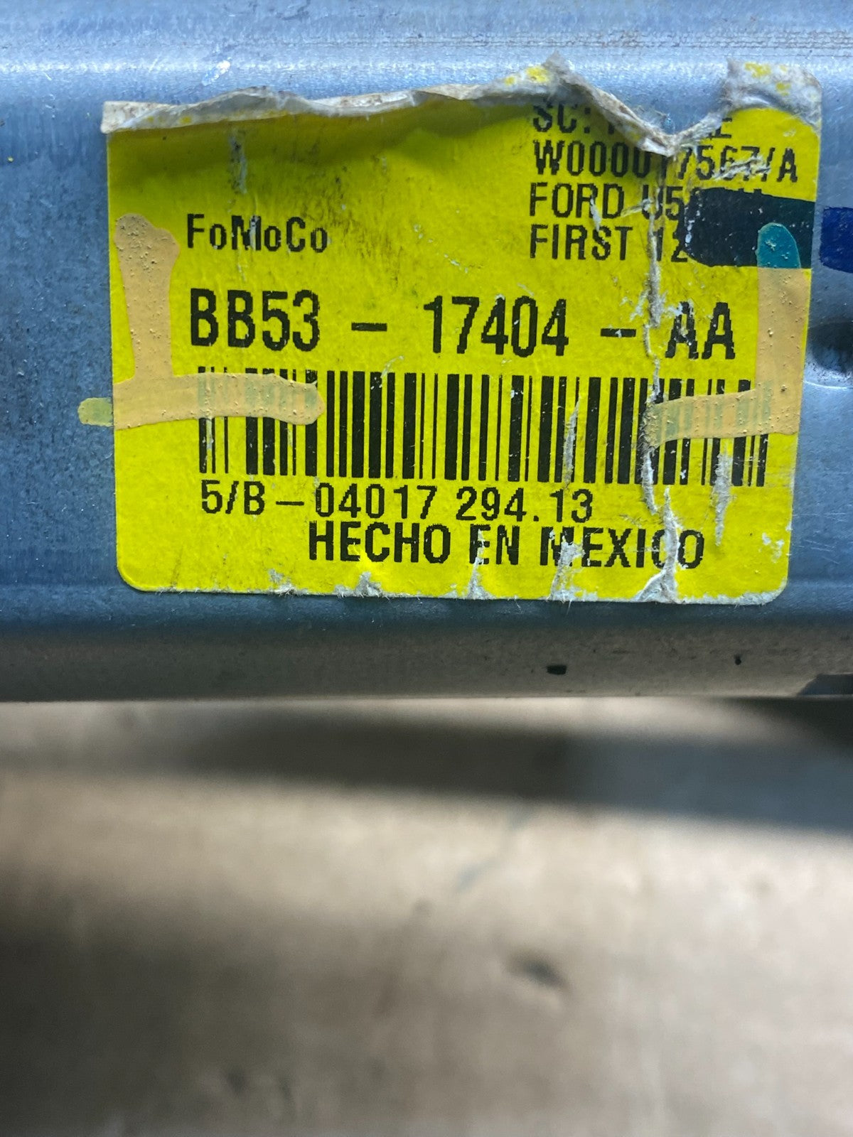 2011 to 2019 Ford Explorer Rear Windshield Wiper Motor AF6635 DG6