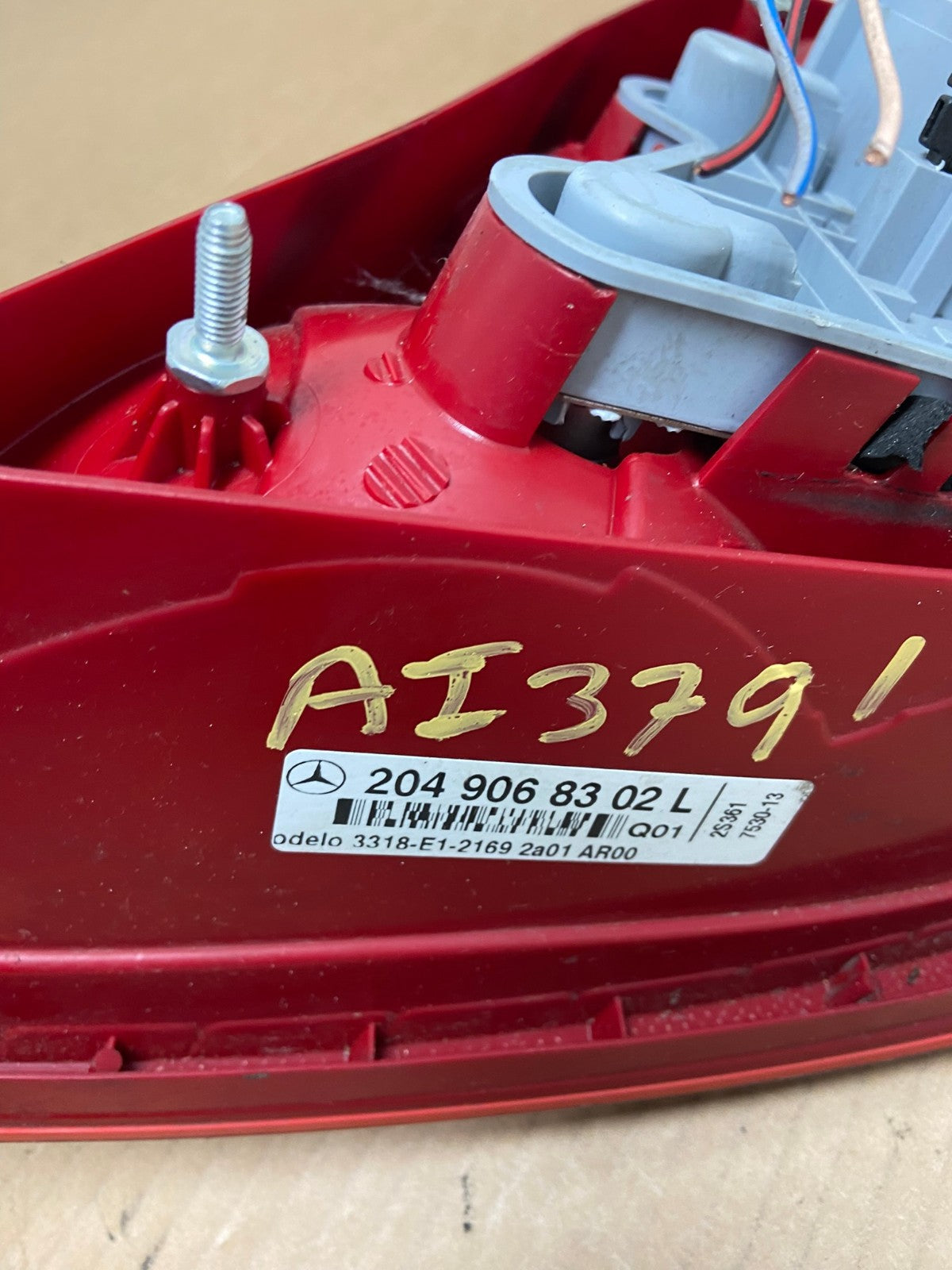 2008 2009 2010 2011 Mercedes C-Class Left Driver Side Tail Light AI3791 LK5
