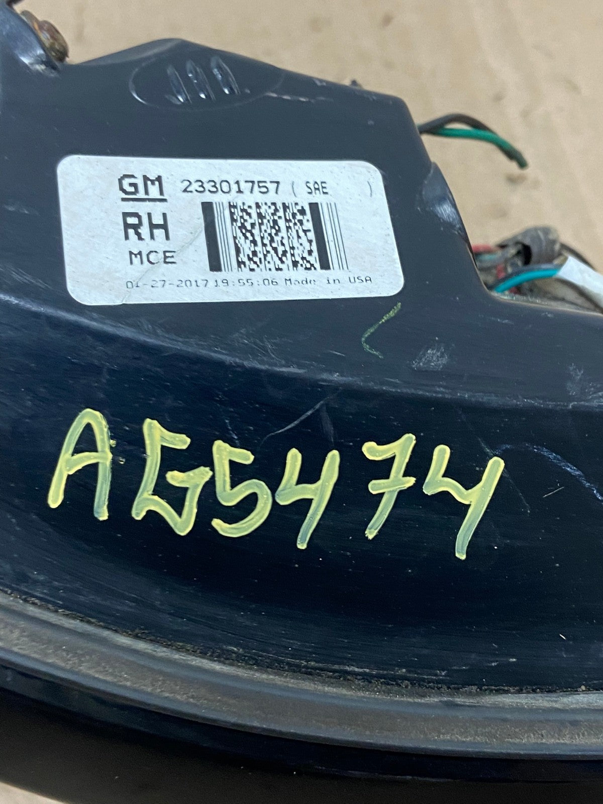 2013 to 2017 Chevrolet Traverse Right Passenger RH Side Tail Light AG5474 LK7