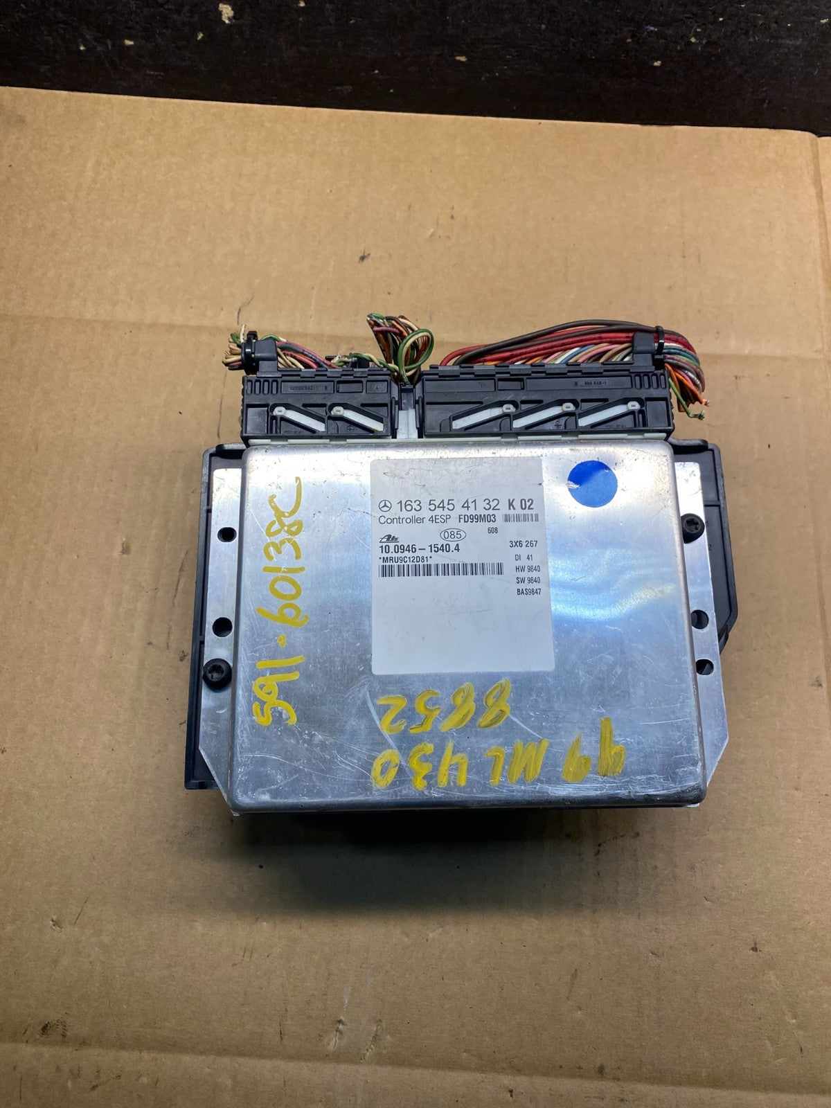 1998 2000 Mercedes Benz ML320 Engine Computer Ecu Ecm AI9888 DW1