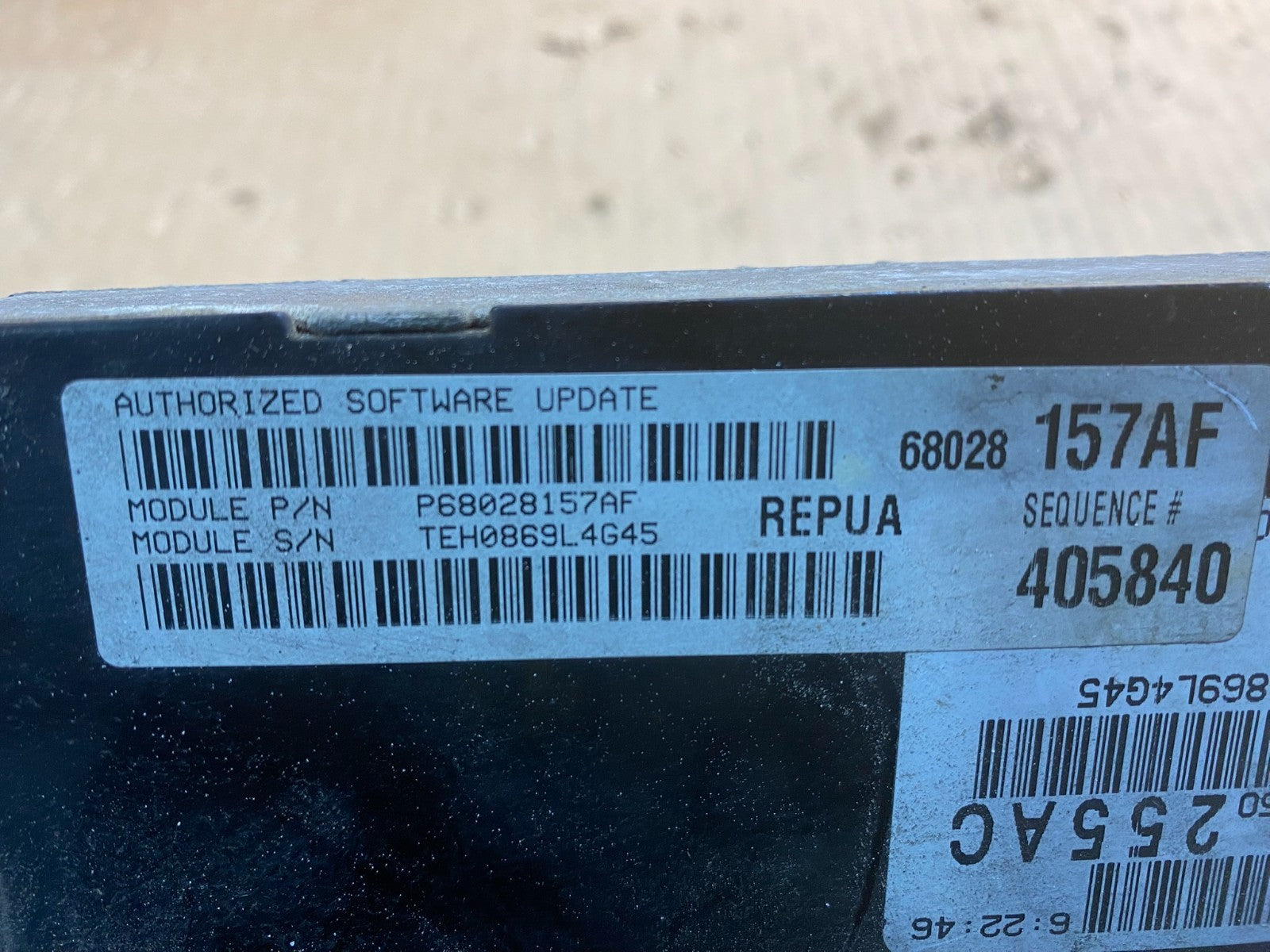 2008 to 2009 Jeep Grand Cherokee 4.7L Computer Engine Control ECU ECM ac0719 DG2