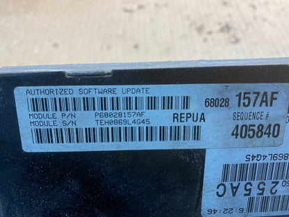 2008 to 2009 Jeep Grand Cherokee 4.7L Computer Engine Control ECU ECM ac0719 DG2