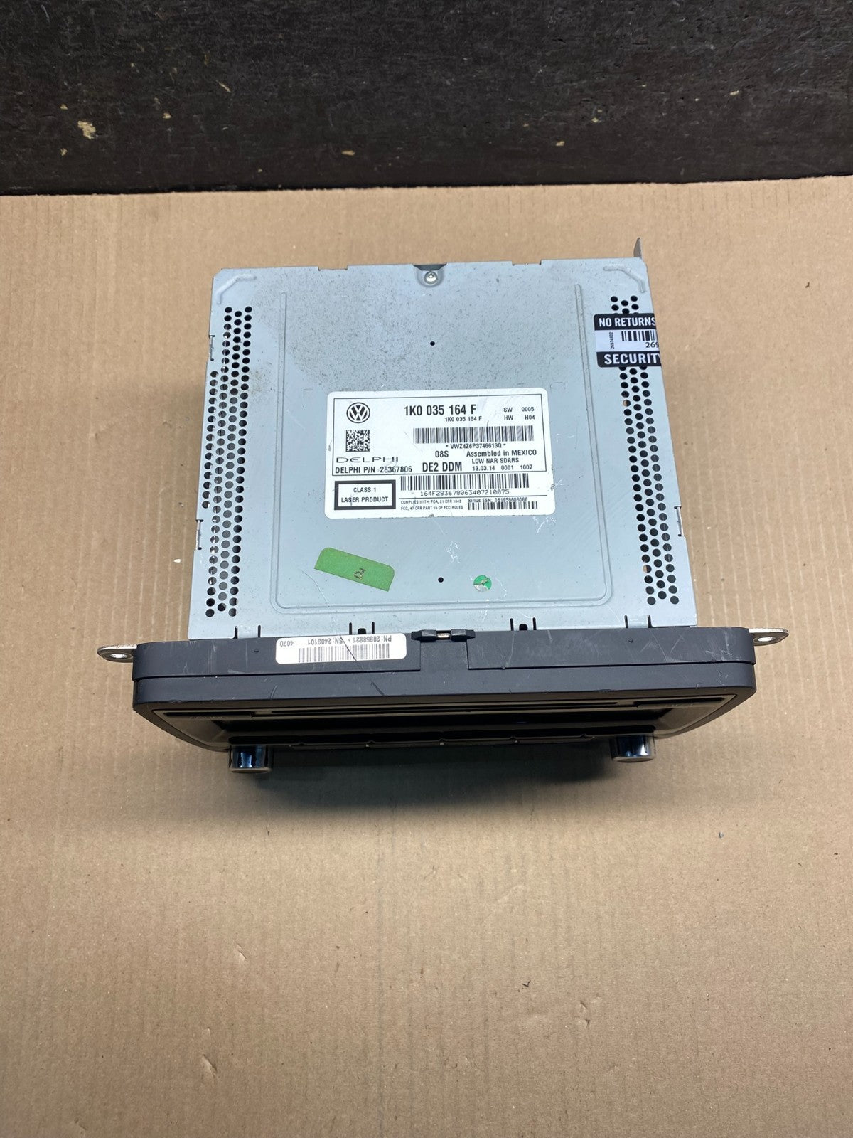 2012 to 2017 Volkswagen Passat Jetta Radio CD Player AM/FM Media AI7108 DG3