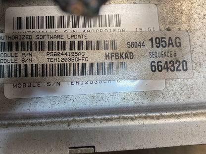 2003 Jeep Liberty 3.7L Engine ECU Computer Module p56044195ag AE7434 DW2