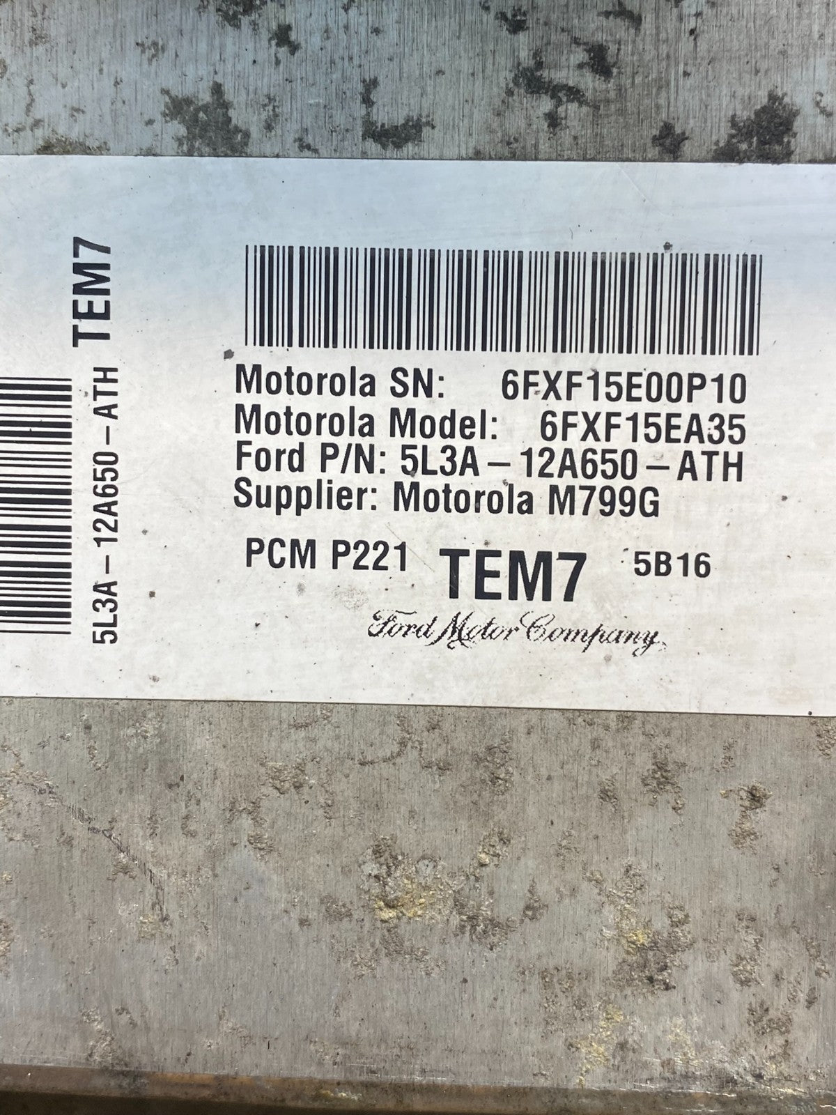 2005 Ford F-150 F150 5.4L Engine Control Unit ECU Computer Module AE6416 DW2