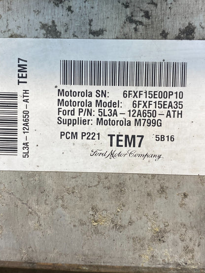 2005 Ford F-150 F150 5.4L Engine Control Unit ECU Computer Module AE6416 DW2