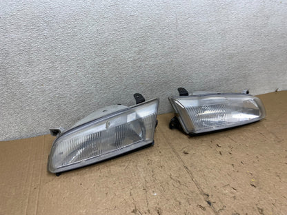 1997 1998 1999 Toyota Camry Left+Right Side Set Halogen Headlights V3833 DW2