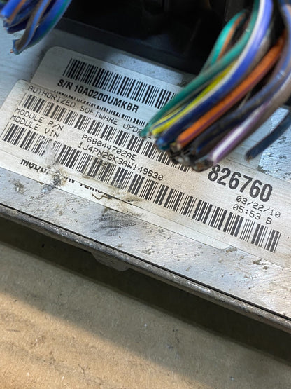 2010 Jeep Liberty Nitro 3.7L Engine Control Unit ECU ECM P68044702AE AH9889 DW2