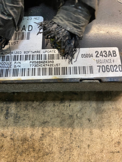 2005 Chrysler Pacifica Engine Control ECU ECM EBX Module Z4675 DG4