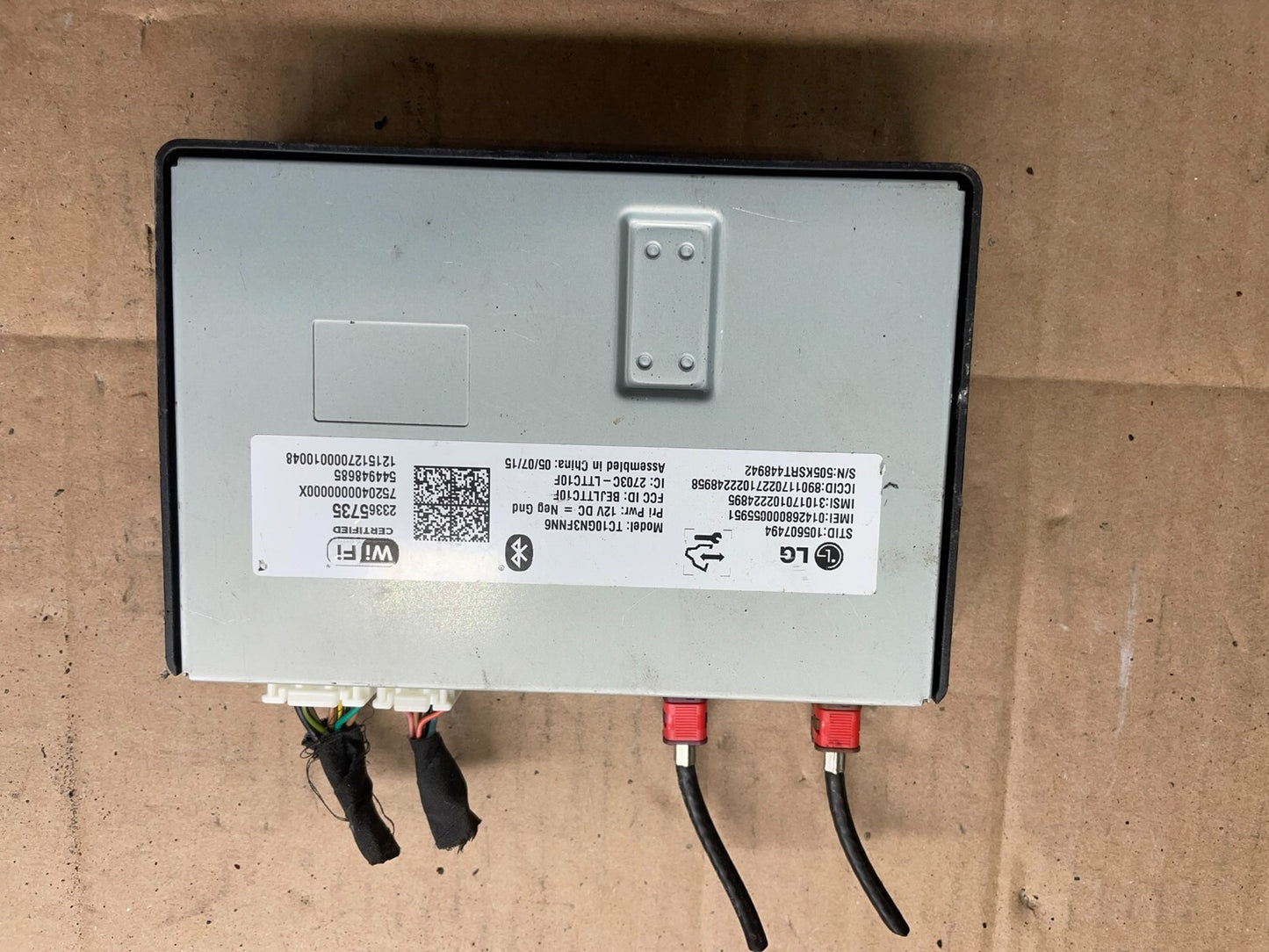 2016 Chevrolet Traverse Comunication Control Module Bluetooth Wifi O0082 DG0