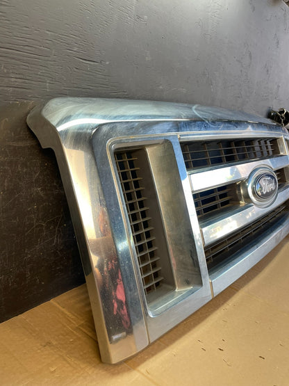 2008 to 2014 Ford Econoline E150 E250 Front Upper Chrome Grill Grille AC9747 DG2
