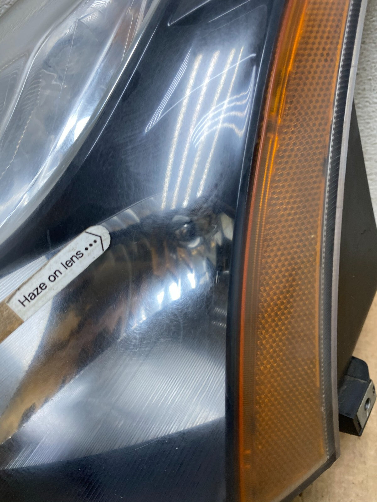 2010-2012 Nissan Sentra Halogen Left Driver LH Black Headlight L2741 DW4