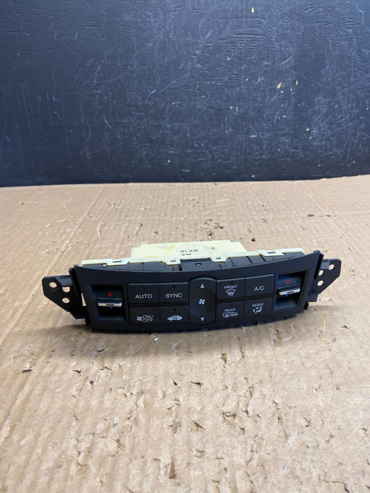 2009 to 2014 Acura TSX A/C Heater Climate Control Panel AD6836 DG0