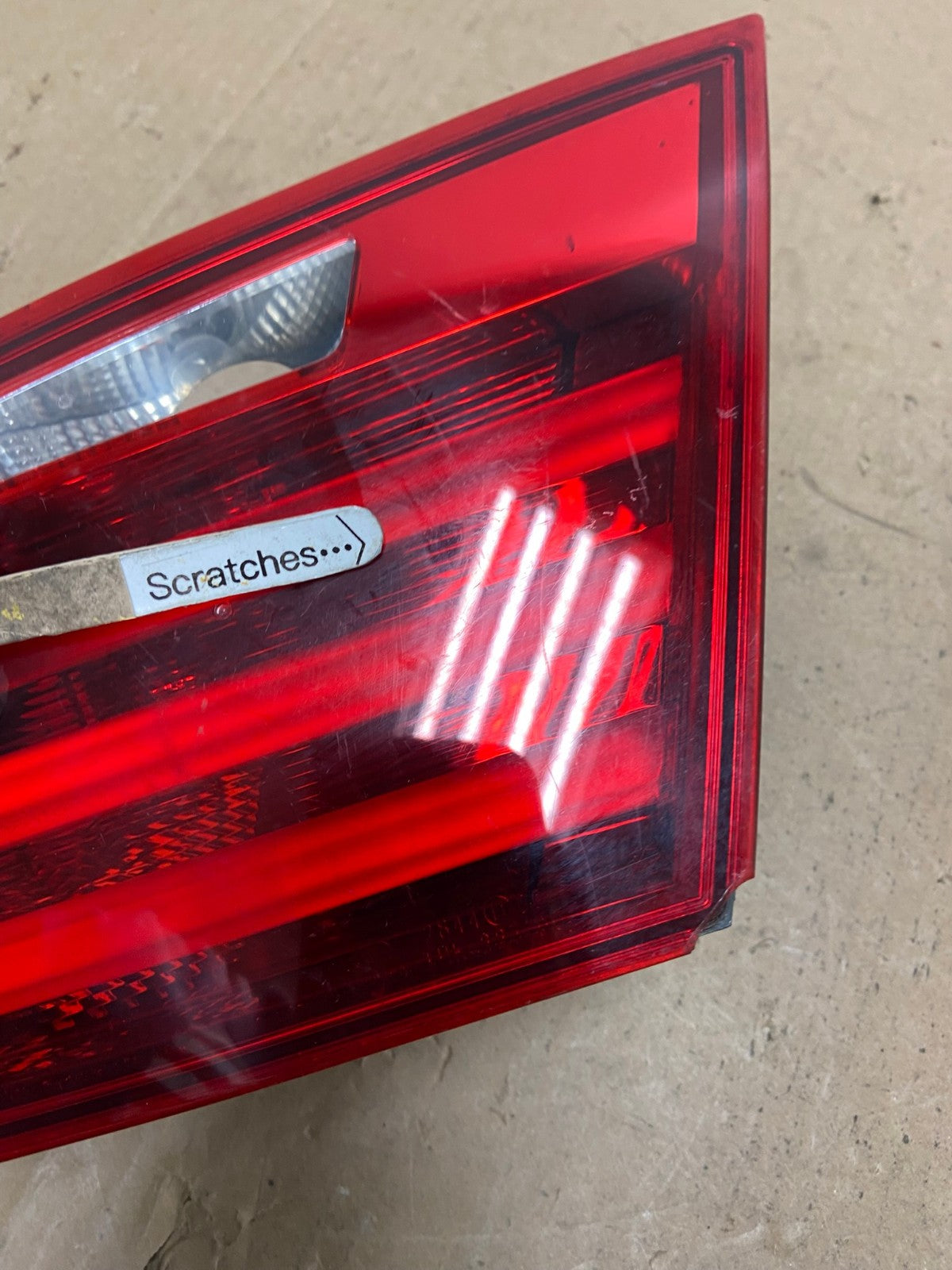 2011-2013 BMW 5 F10 Rear Right Passenger Rh Trunk Inner Tail Light AA0357 DW3