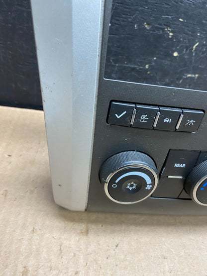 2008 to 2012 Chevrolet Traverse Climate Control Unit Heater Ac Panel  Y5425 DG1