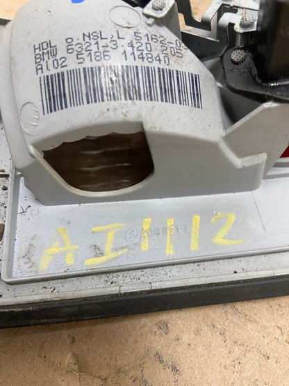 2004 2005 2006 Bmw X3 Left Driver Lh Inner Tail Light AI1112 LK7