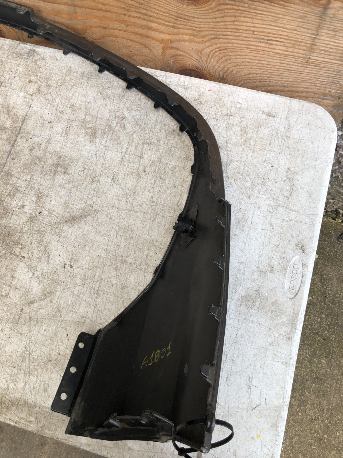 2017 to 2019 Audi Q7 Rear Bumper Lower Cover Valance Diffuser Lid OEM A180112