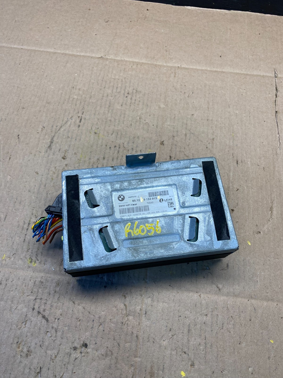 2007-2010 BMW X5 Top HiFi Lear Radio Audio Amplifier Amp OEM R6056 DG4