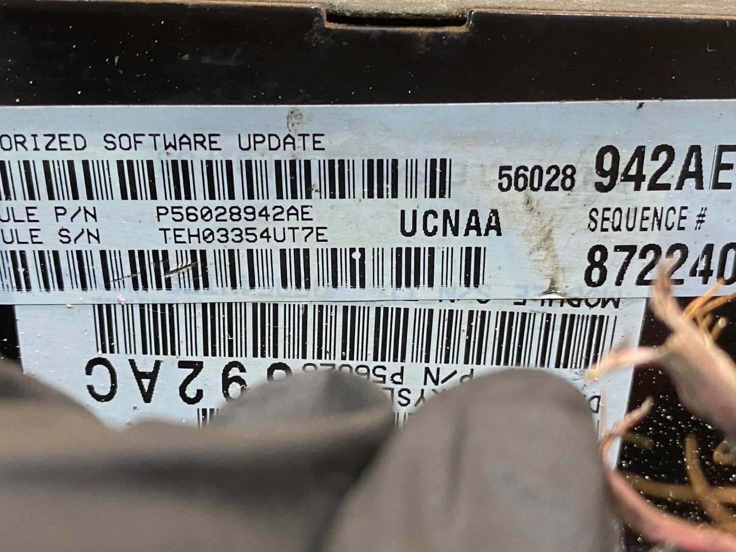 2005 Dodge Ram 1500 Engine Computer 4.7L V8 ECM ECU AE8003 DW2