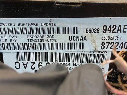 2005 Dodge Ram 1500 Engine Computer 4.7L V8 ECM ECU AE8003 DW2