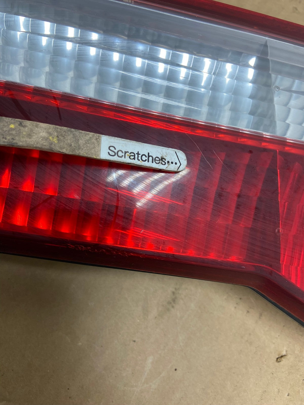2001 to 2002 Honda Accord Left Driver LH Side Inner Tail Light AC8411 LK3