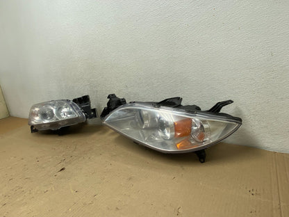2004 to 2009 Mazda 3 Sedan Left+Right Side Halogen Headlights AG8026 DW2