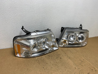 2004 to 2008 Ford F150 F-150 Left+Right Set Side LED Headlights AD0694 DG2