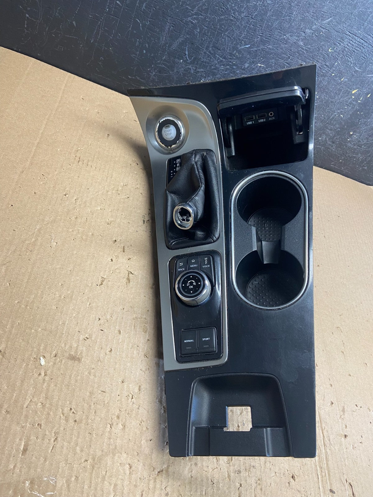 2016 to 2019 Nissan Maxima Climate Control Shifter Floor Bezel Trim OE AE3984 DG1