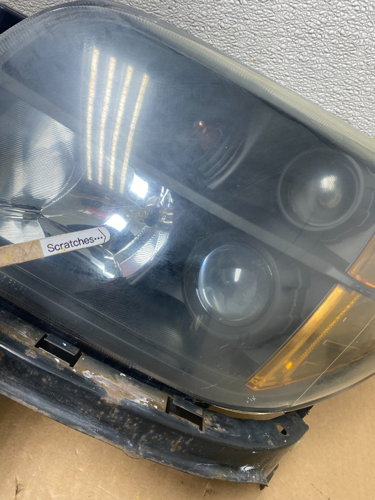 Halogen 2006 - 2008 Honda Pilot Left+Right Black Headlights Aftermarket Z7888 DG4