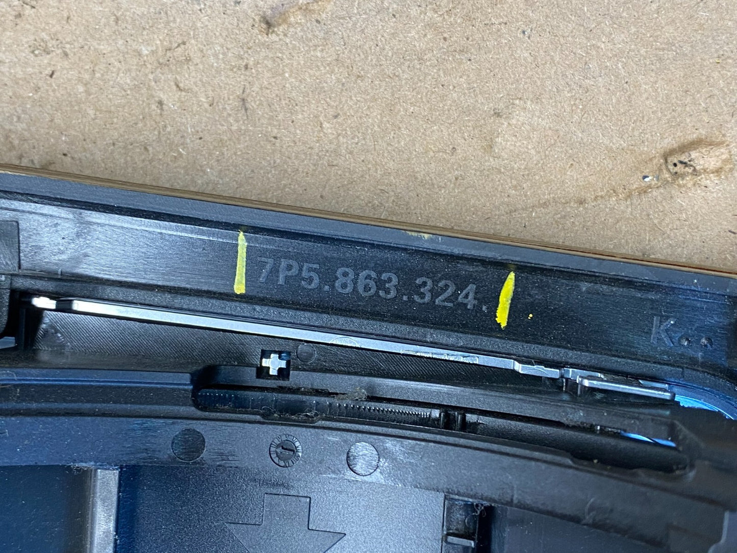 2011 to 2018 Porsche Cayenne Center Console Shifter Trim M1566 DG7