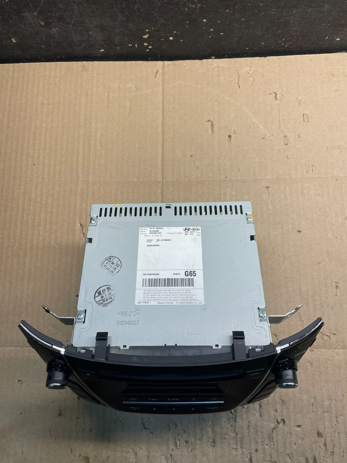 2016 2017 Hyundai Elantra Am Fm Cd Player Radio Receiver Oem x8460 DG4