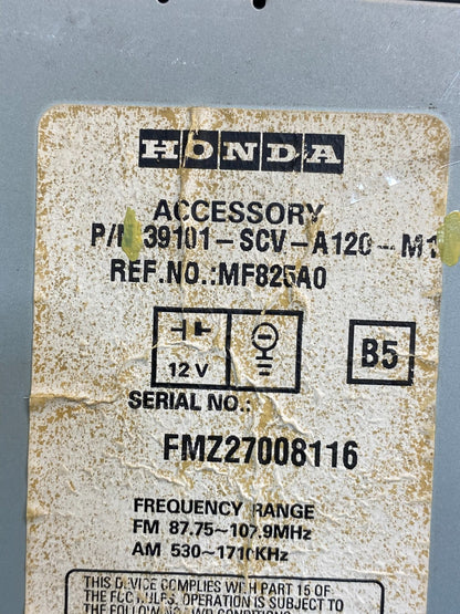 2003-2006 Honda Element Radio AM FM Stereo Cd Player AI0168 DG6
