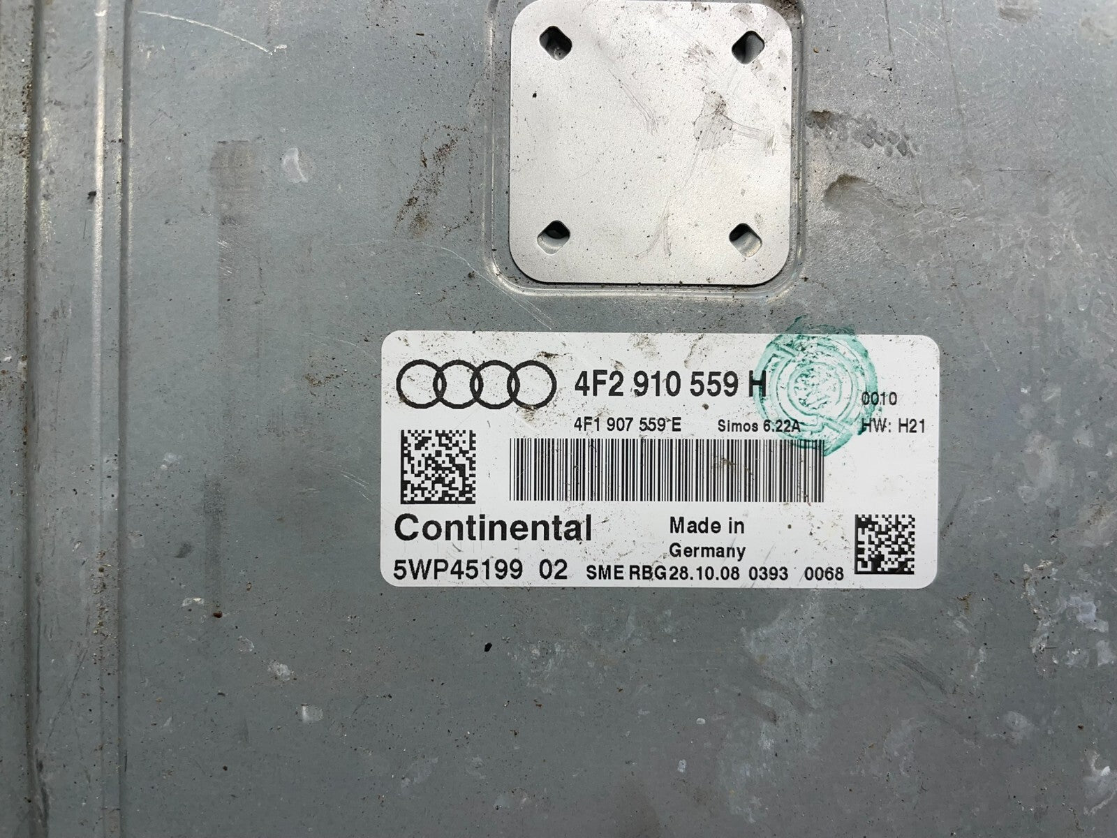 2009 to 2010 Audi A6 Engine Control Module ECM ECU I66122