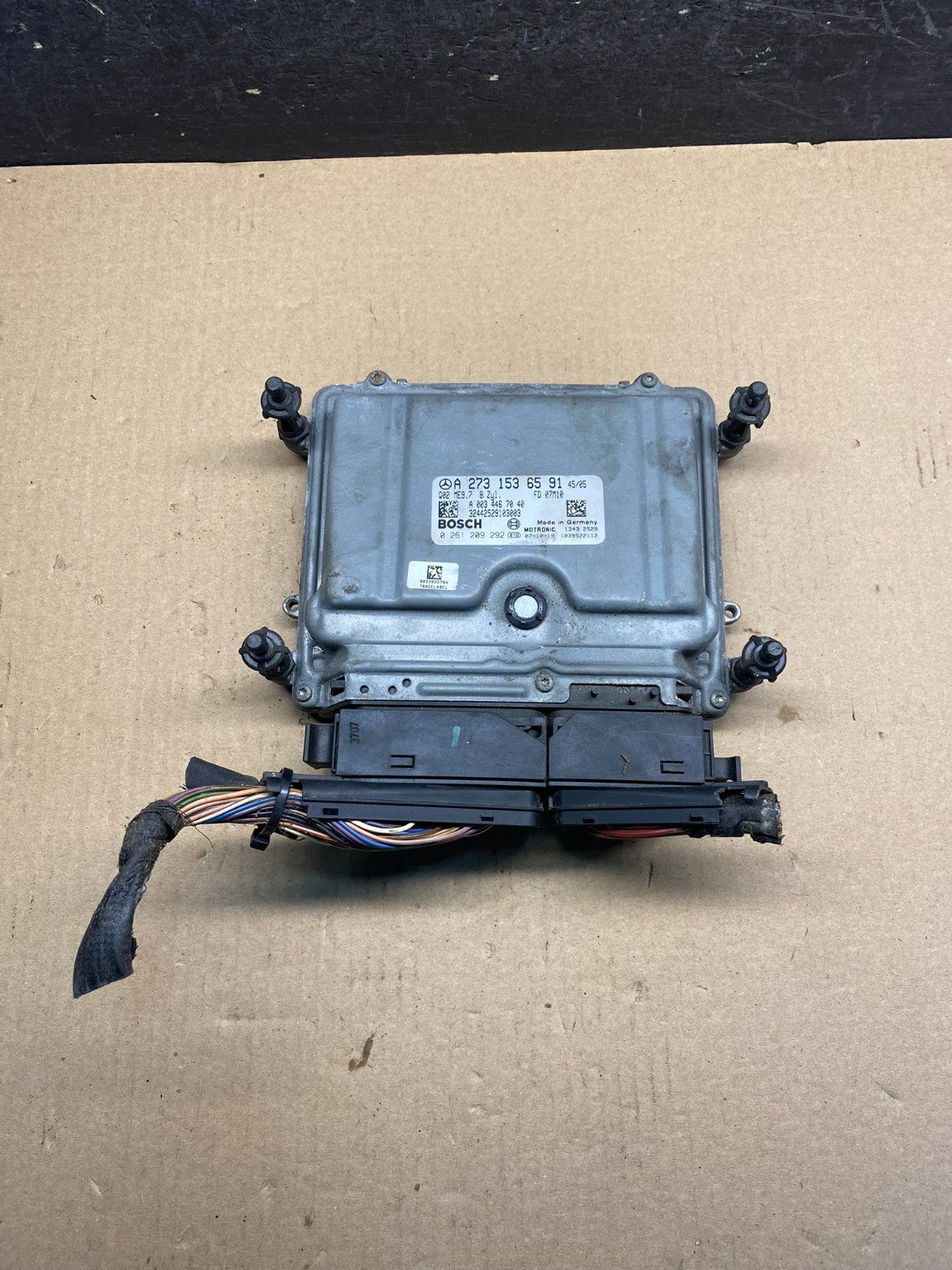2007 - 2011 Mercedes CL550 S550 ECU ECM Engine Control Module Unit ah4616 DG0