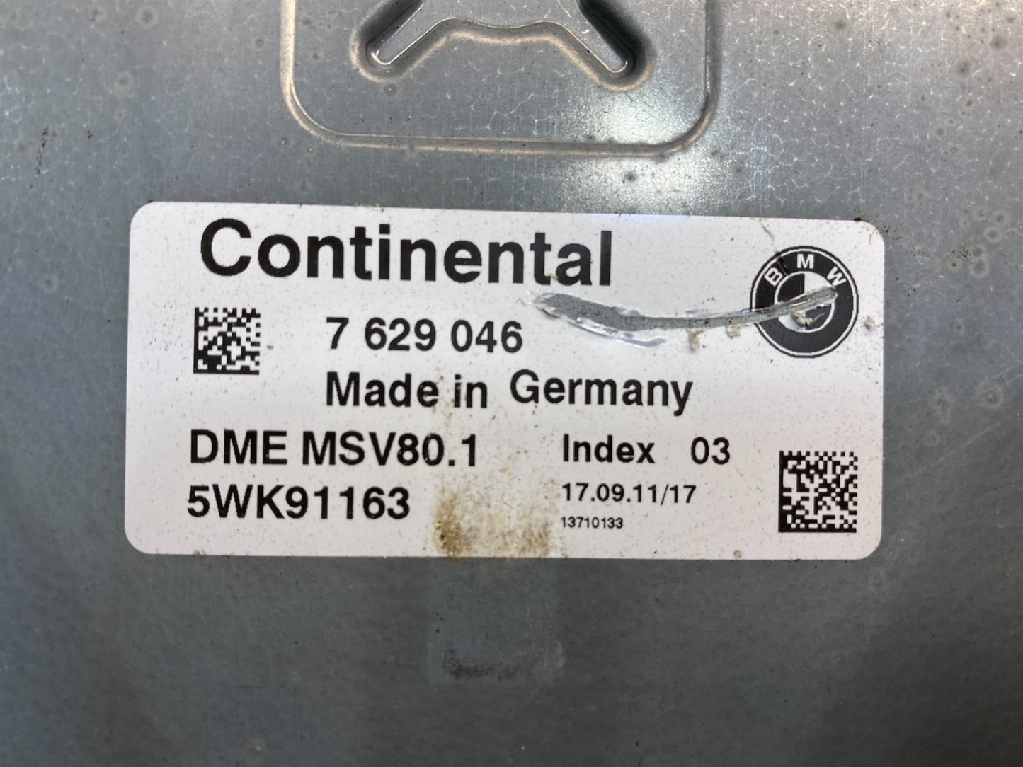 2011 - 2013 BMW 328i 528i E90 ECM ECU Engine Computer 7602220 AD9780 DW2